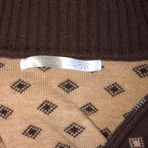 Athleta Front Zip Wool Turtleneck - Picture 4 of 9